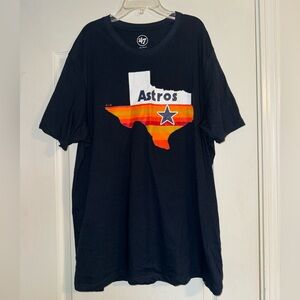 '47 Brand Houston Astros Retro Texas short sleeve navy. Never worn